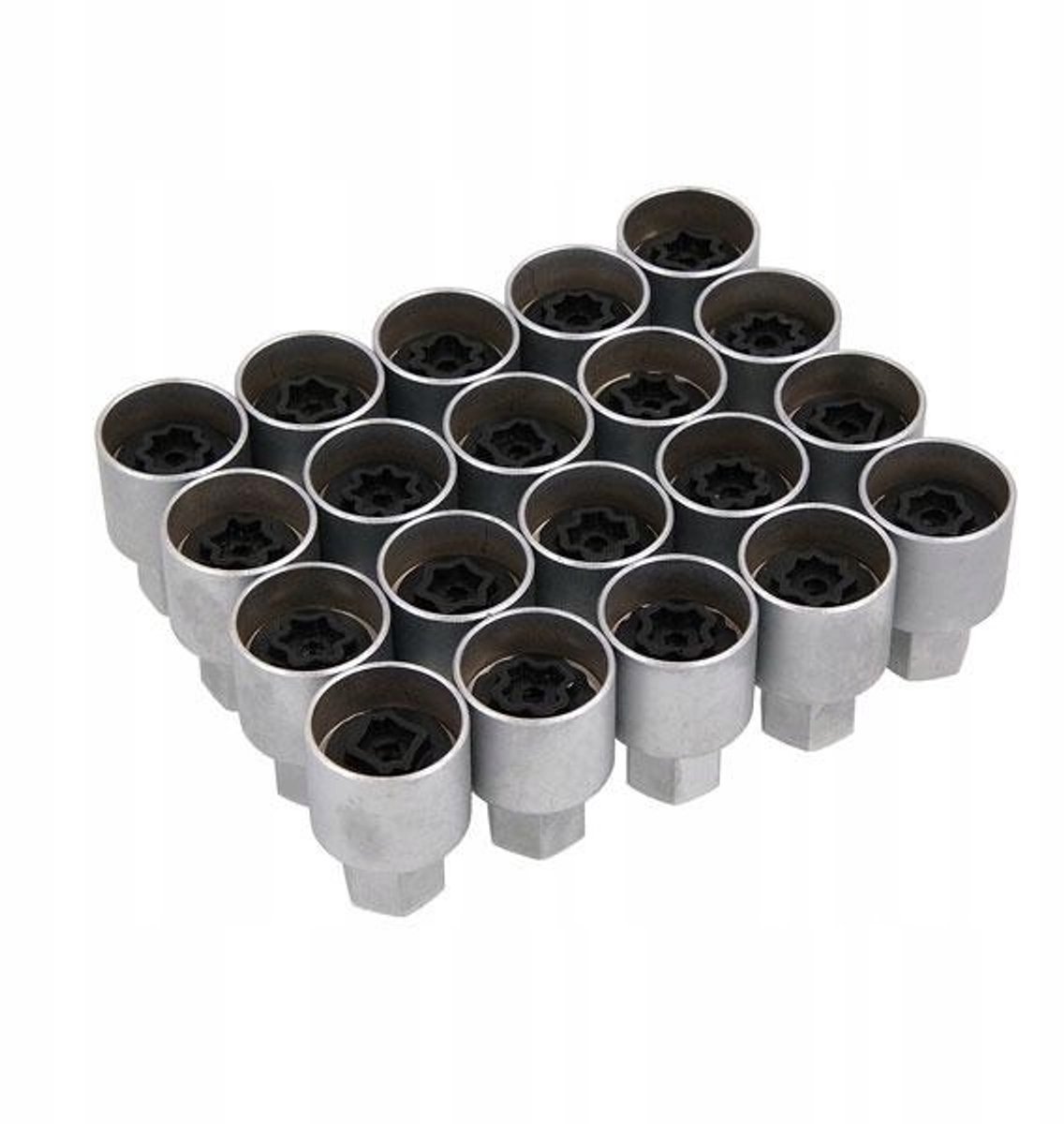 Speciaal Dop DOPEL Wielmoer Antidiefstal 17mm 20 Delig