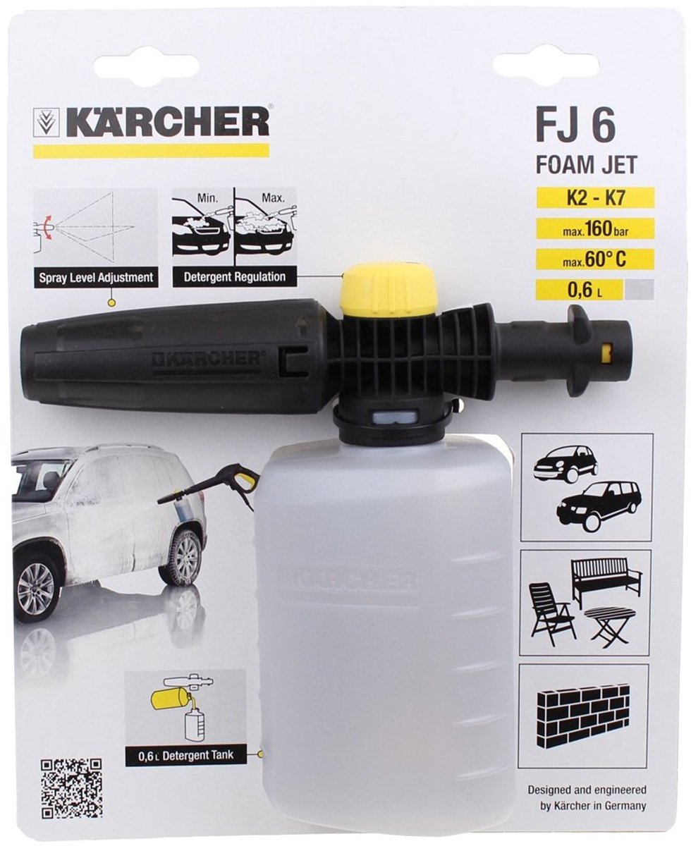 Kärcher FJ 6 Foam Jet voor hogedrukreinigers - Regelbaar - Schuim - Reservoir 0,6 Liter - Geschikt voor K 2 t/m K 7 – foto 8