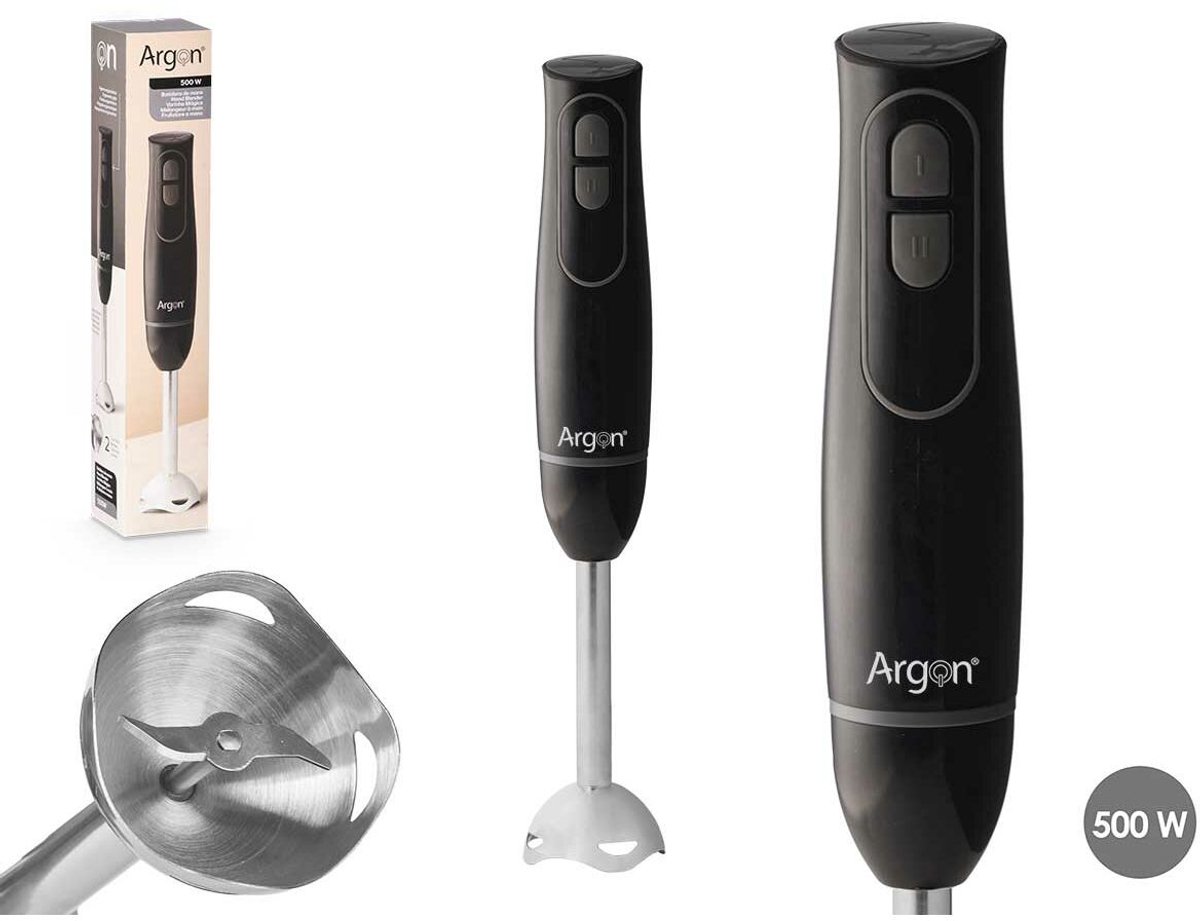 Argon Staafmixer Zwart - 500 W