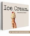 Crème glacée molle - Texte