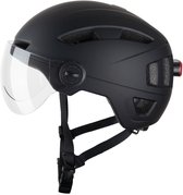 Casque VINZ Munda Speed Pedelec | lampe LED | Viseur | NTA8776 - Zwart