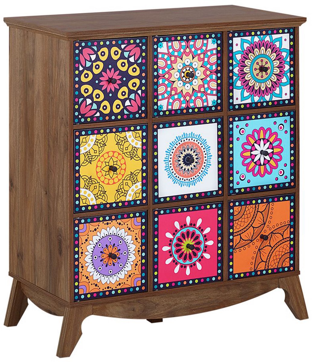 KUMA - Sideboard - Donkere houtkleur - MDF