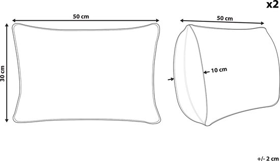 Beliani GERBERA - - multicolore - coton