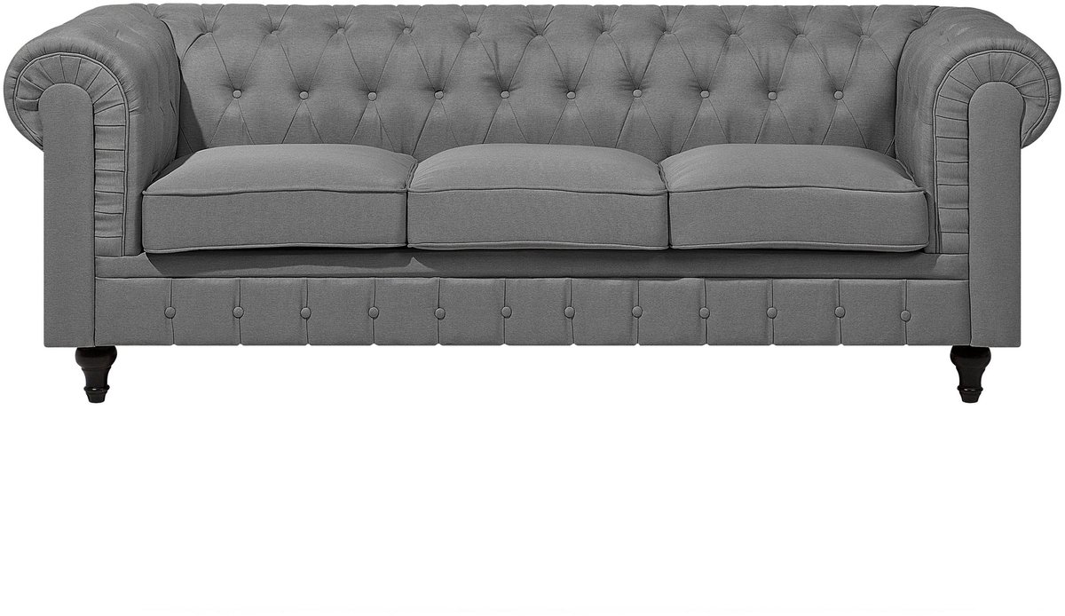 CHESTERFIELD L - Chesterfield bank - Lichtgrijs - Polyester