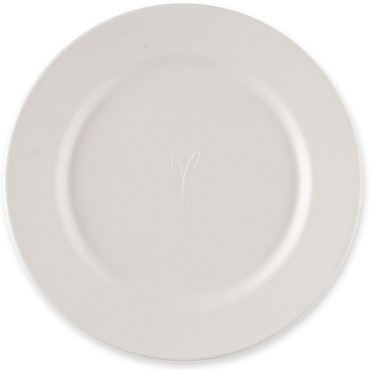 NATURE Star suikerriet borden rond 210mm wit, 50 stuks