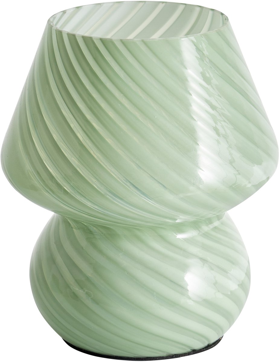 BELIANI LOBO - Tafellamp - Groen - Glas