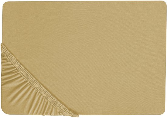 JANBU - Laken - Vert olive - 140 x 200 cm - Katoen