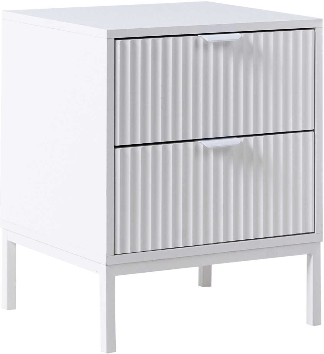 ADELAIDE - Nachtkastje - Wit - MDF