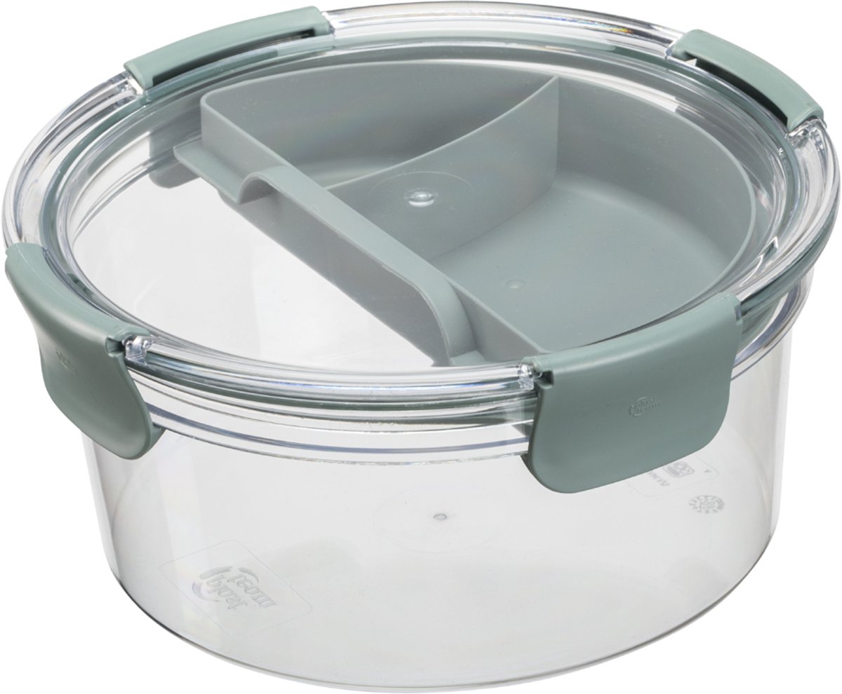 Lunchtrommel Lyon to-go, PP/Tritan, 1,4 L, rond, groen