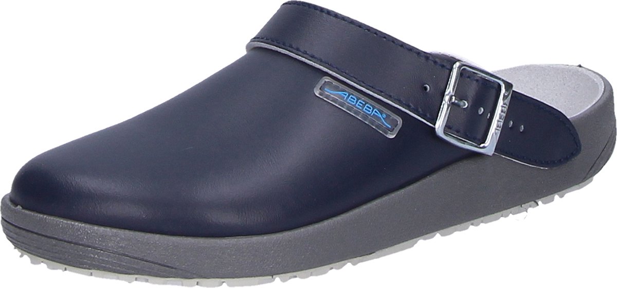 Abeba Work Shoes Rubber Medizinische Clog – Leder, Src, Sanitätsclog Marine-39