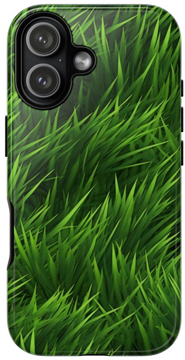 Weelderig Groen Grasstructuur – Telefoonhoesje Geschikt voor iPhone 17