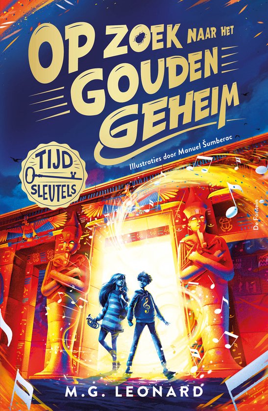 Tijdsleutels 1 - Op zoek naar het gouden geheim - cover