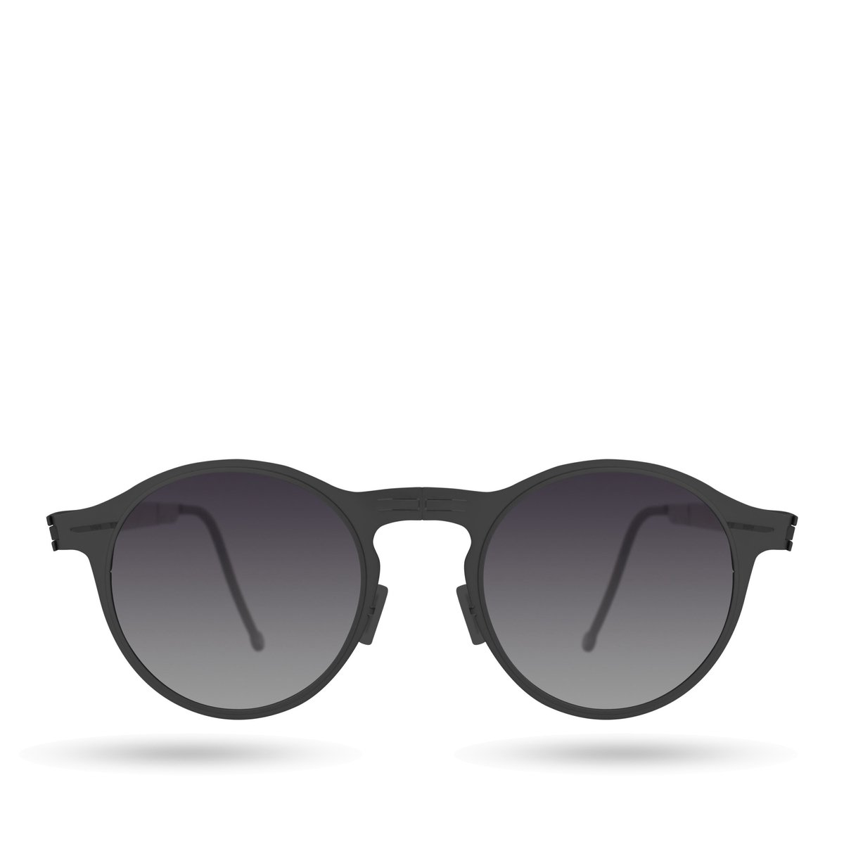 ROAV BALTO - Opvouwbare zonnebril – Polariserend UV400 - Matte Black - Grey Gradient glazen