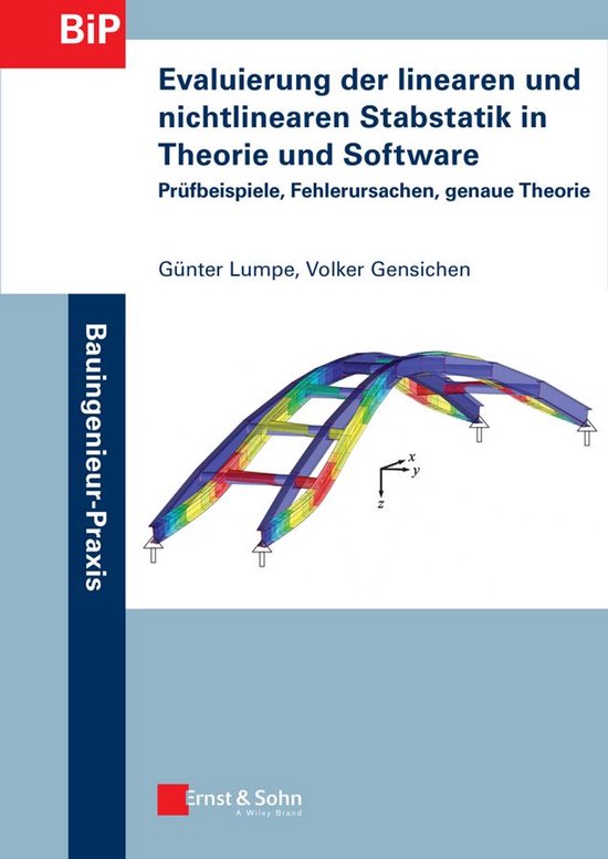 Bauingenieur-Praxis - Evaluierung der linearen und nichtline ... - cover