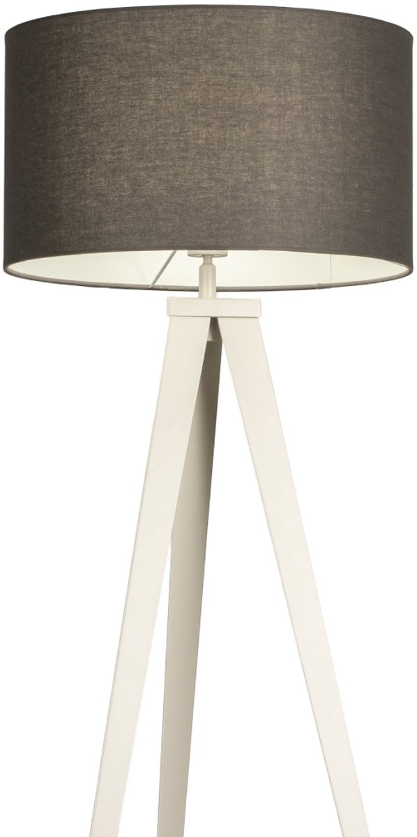 Lumidora Vloerlamp 31399 - ANTIQUA - E27 - Grijs - Antraciet donkergrijs - Beige - Zand - Metaal - ⌀ 51 cm