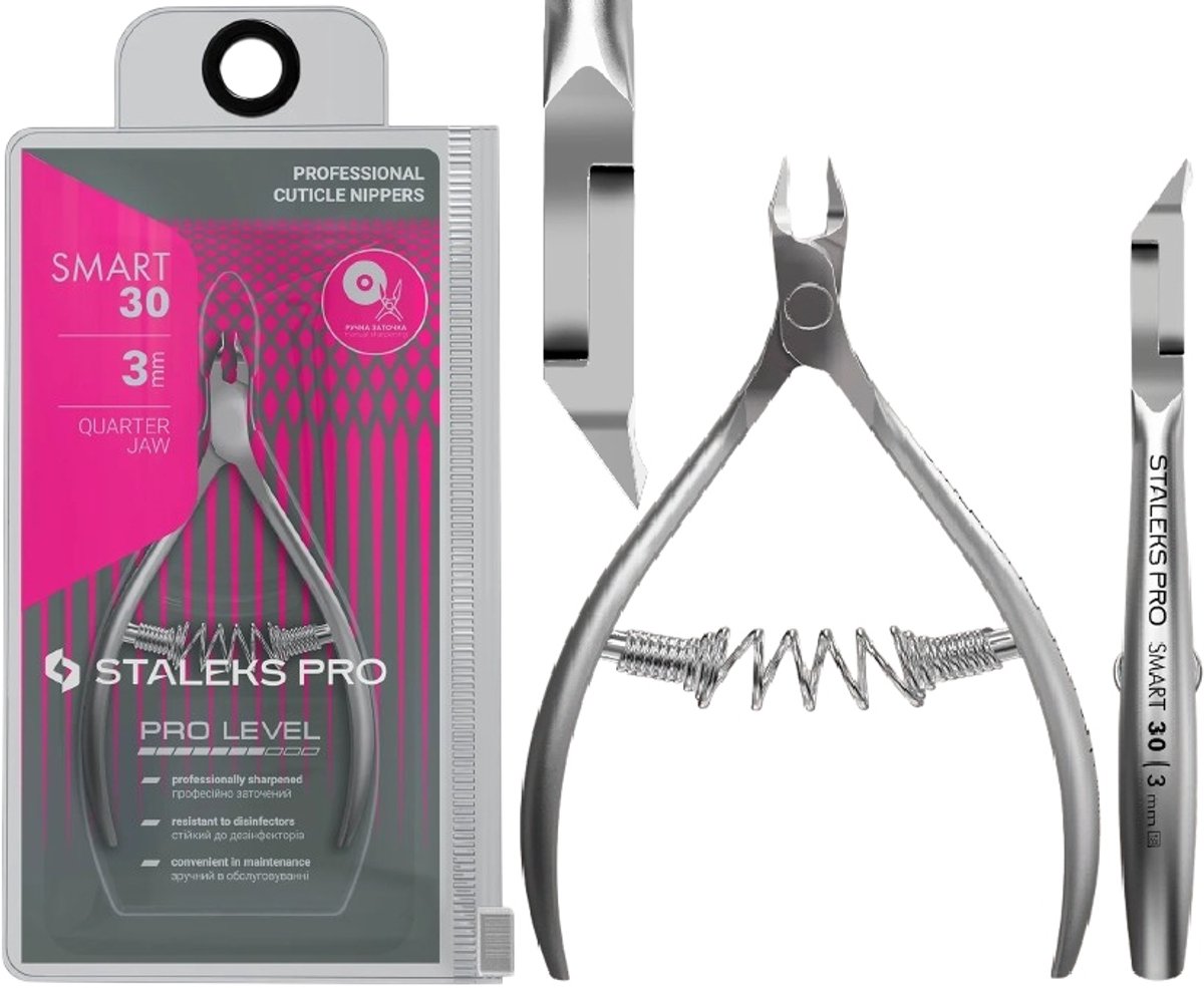 Staleks Smart 30 Nagelriemtang 3mm - Professioneel & Comfortabel
