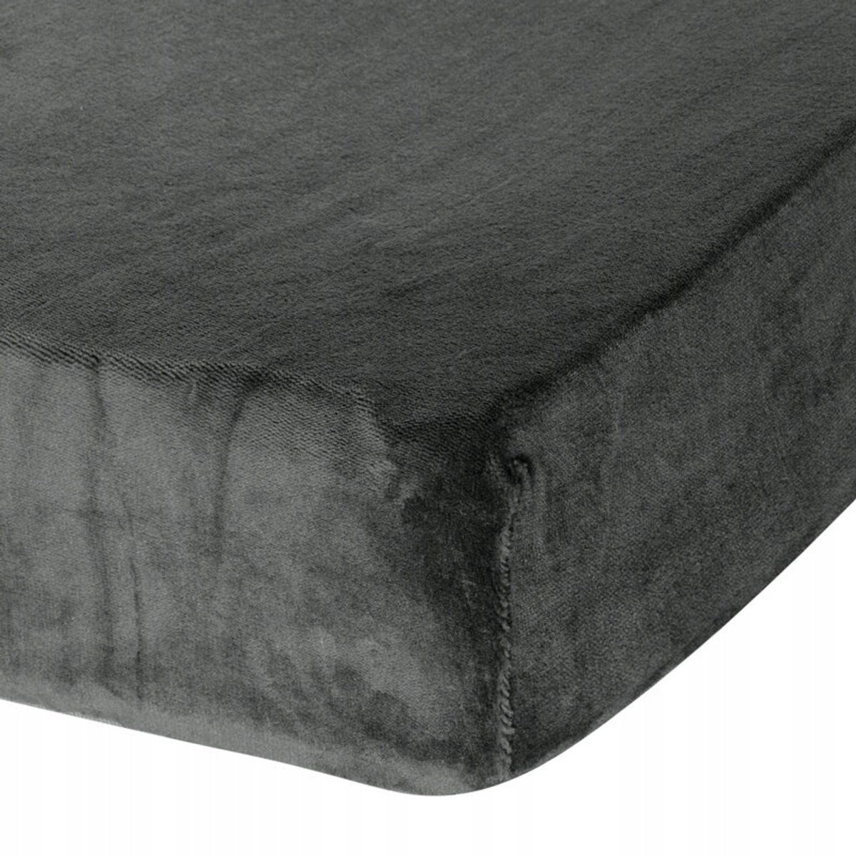 Polar Hoeslaken met Elastiek - Staalgrijs - 180x200cm