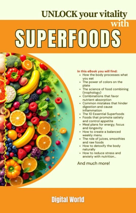 UNLOCK your vitality with Superfoods - cover