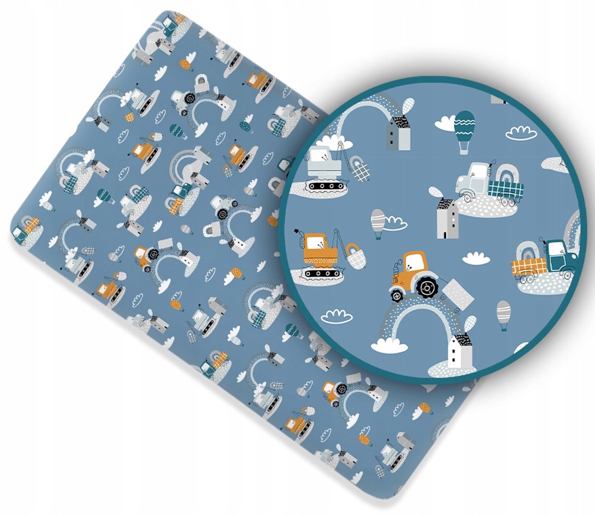 100% Katoenen Hoeslaken kinderbed 180x80cm - Made in Netherlands