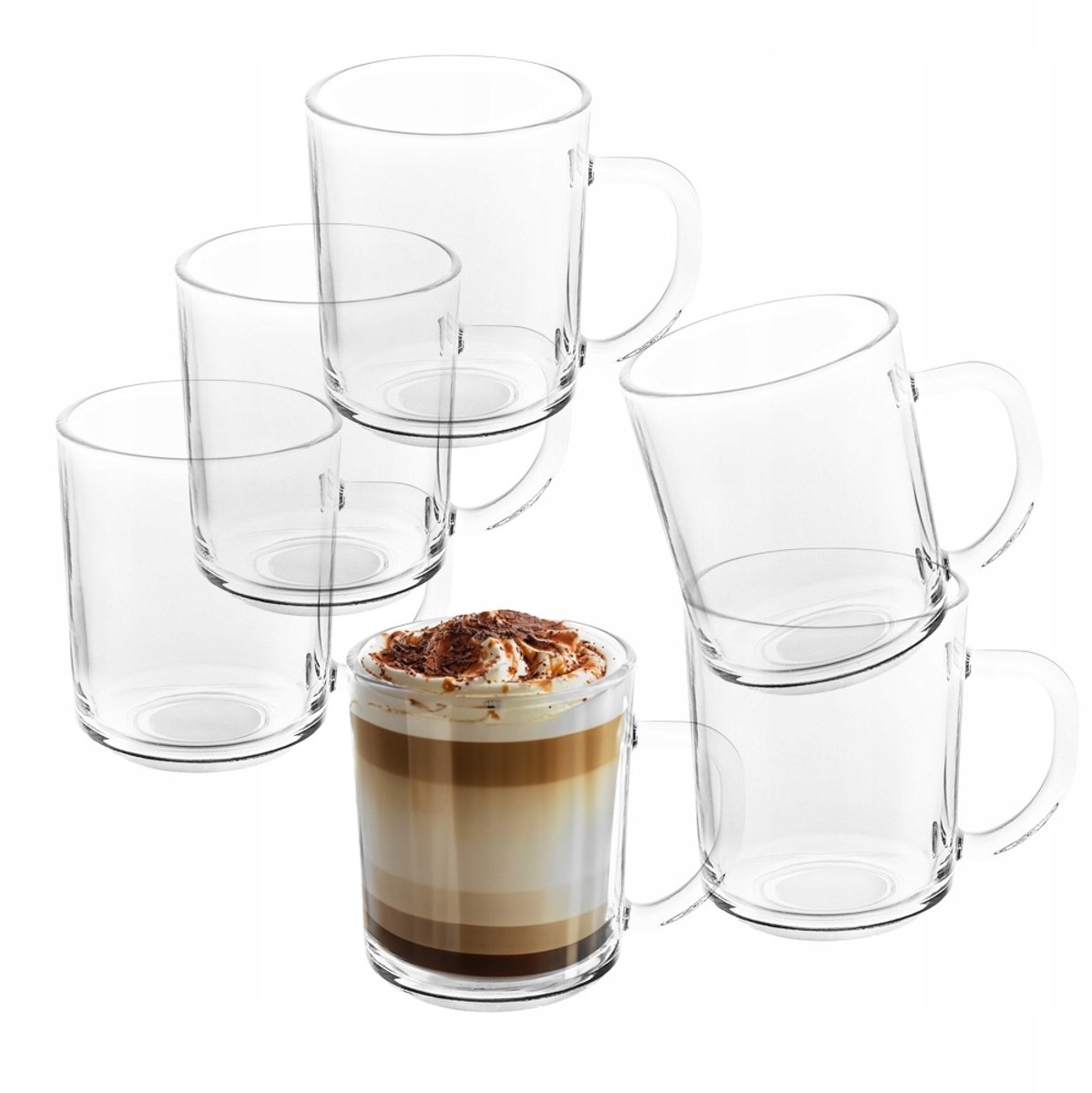 Altom Design Porto Glazen Latte Macchiato Glazen 240ml - Set van 6