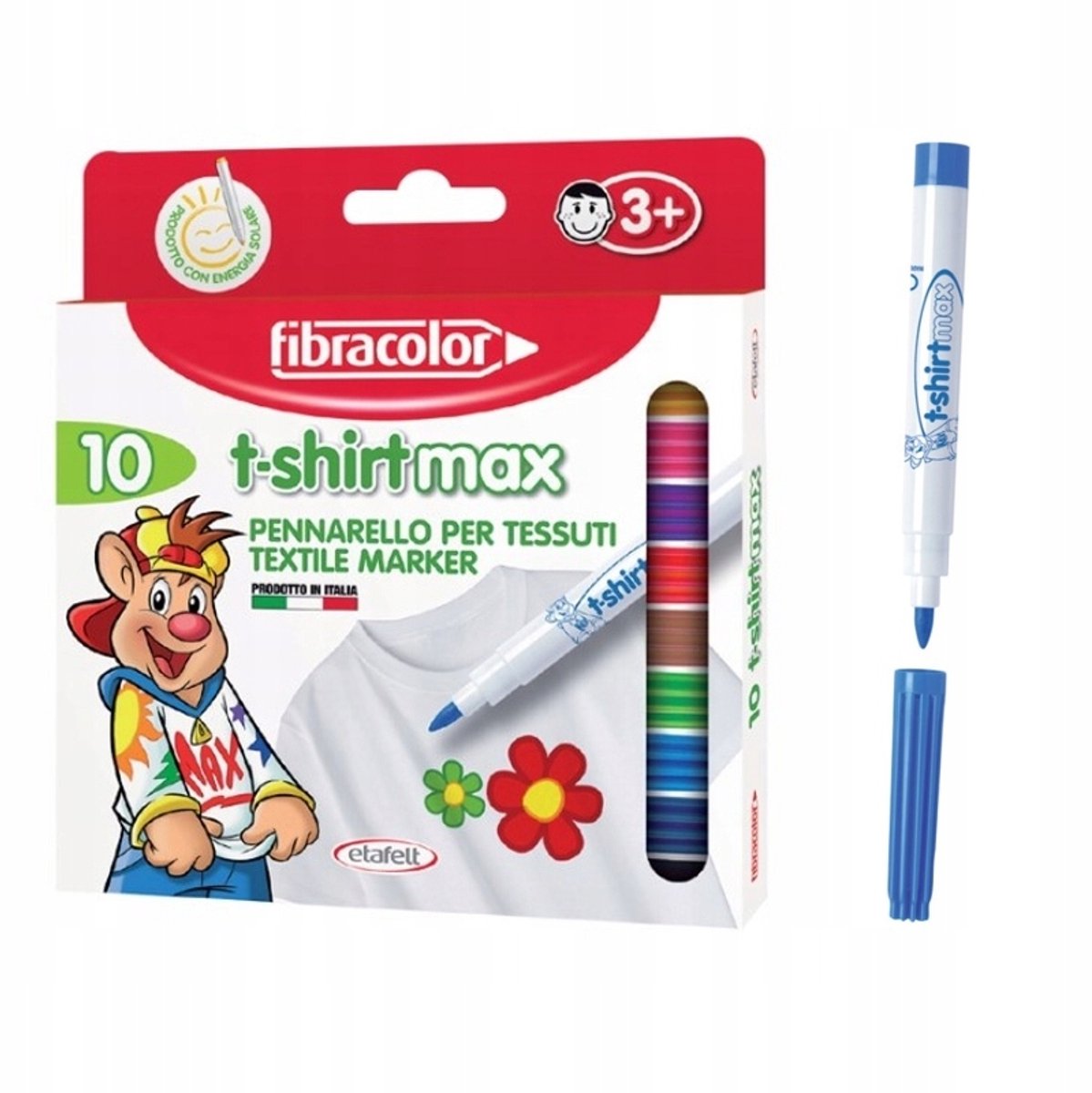 Fibracolor T-Shirt Max Markers - 10 Stuks
