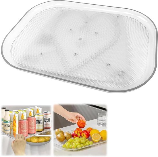 WORHE WH048 Plateau De Salle De Bain En Marbre Rectangulaire Ondulé
