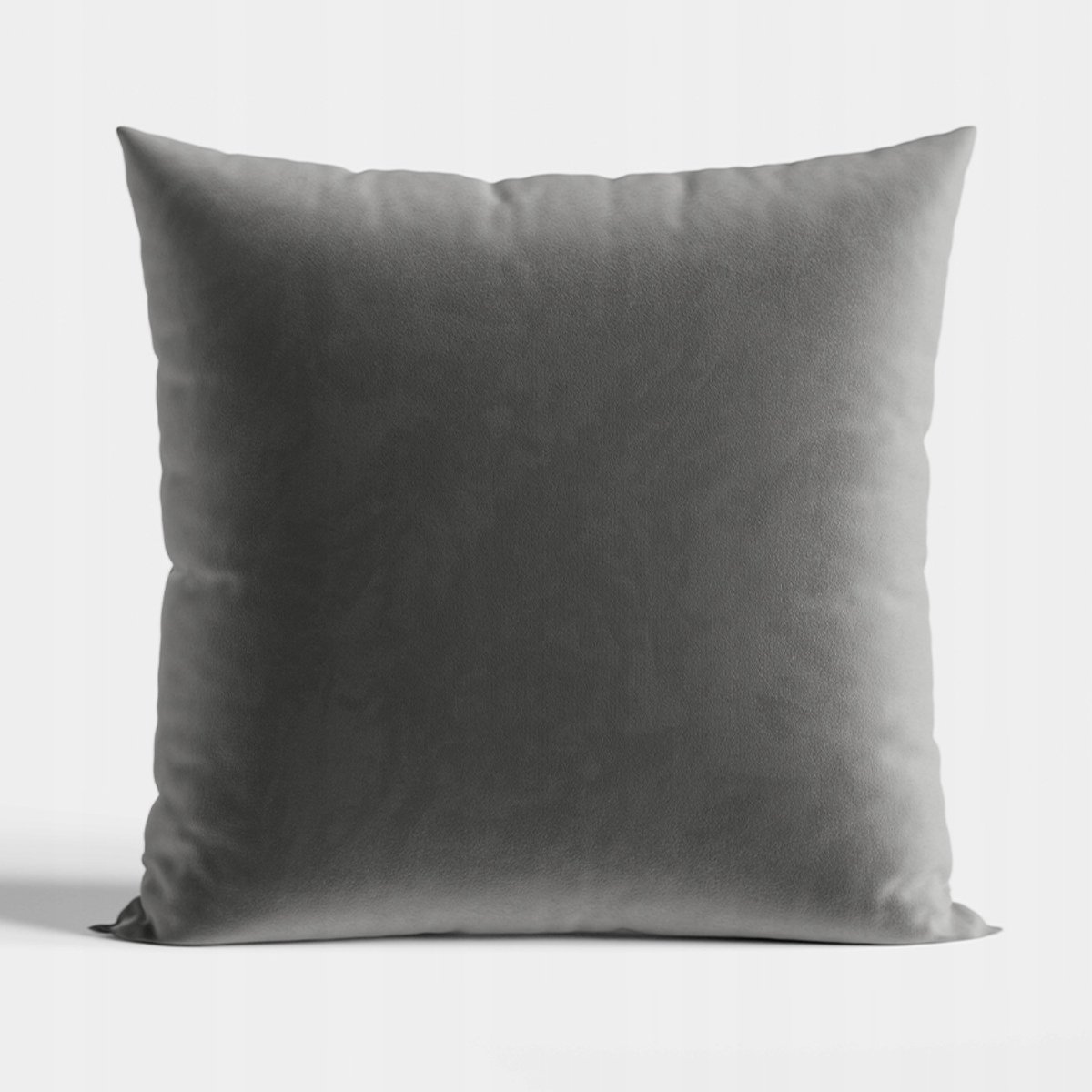 Decoratieve kussensloop 40x40 cm donkergrijs VELVI fluweel