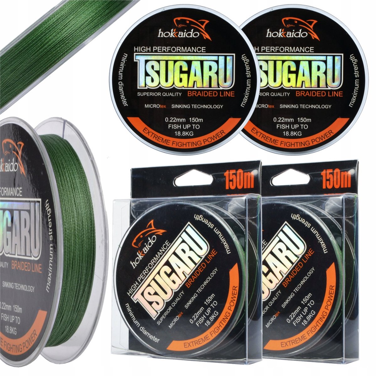 Tsugaru Vislijn 0.16mm 300m 10.5kg Micro Tex - Zinkend