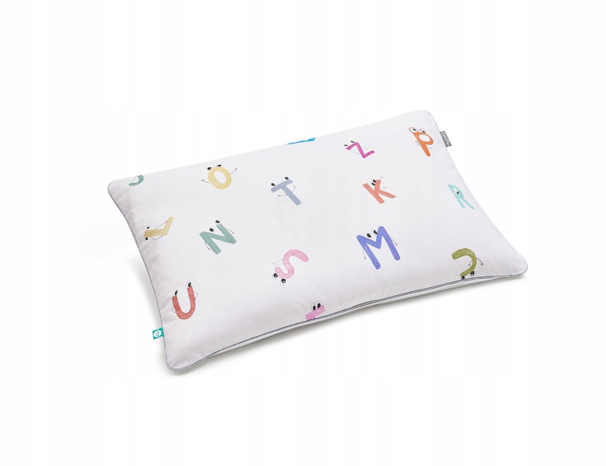 Alfabet Kussensloop 50x70 cm - Zachte Katoen met Ritssluiting