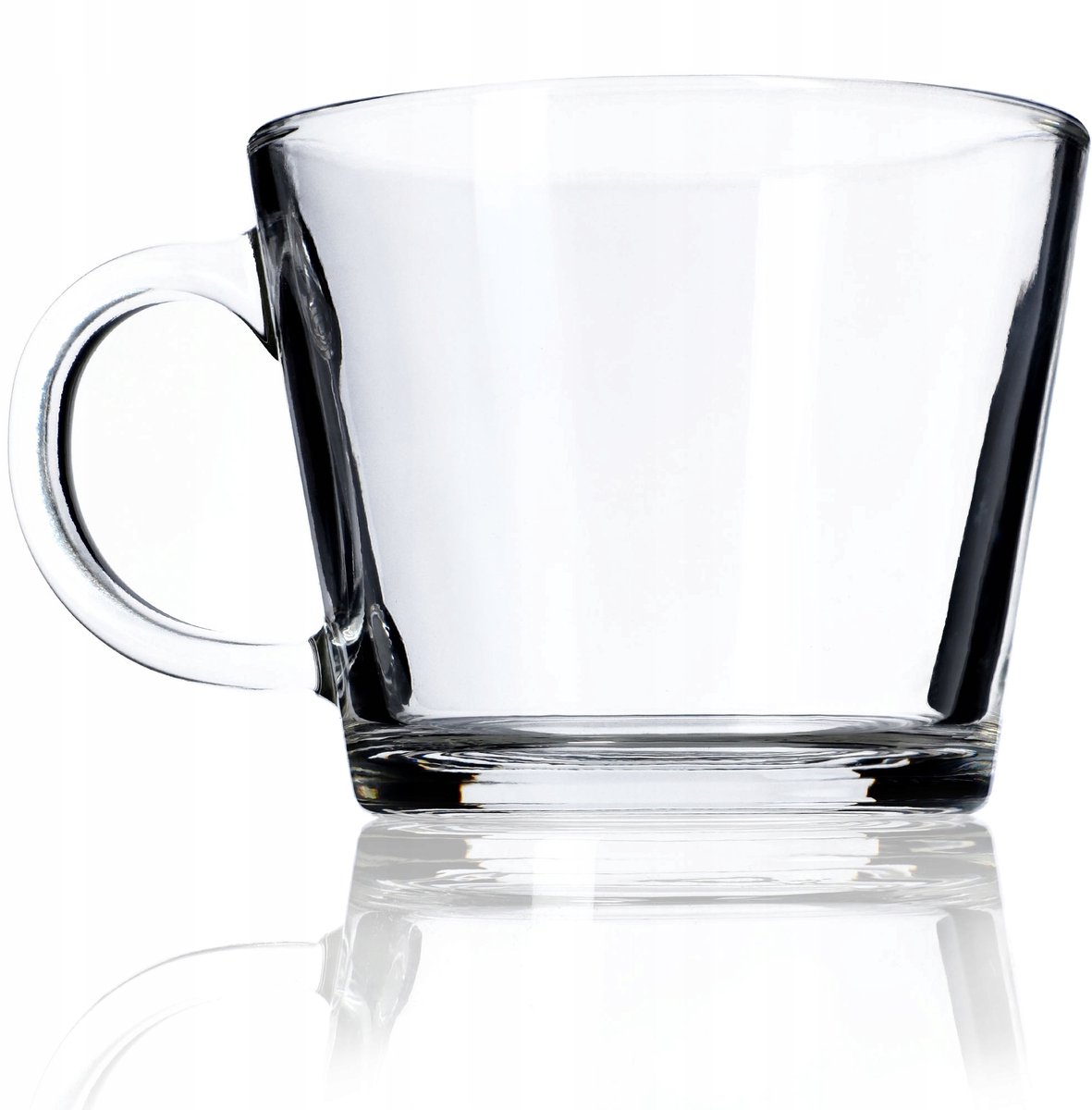 Glazen Mok met Handvat - 380 ml - Ideaal voor koffie, thee en sap