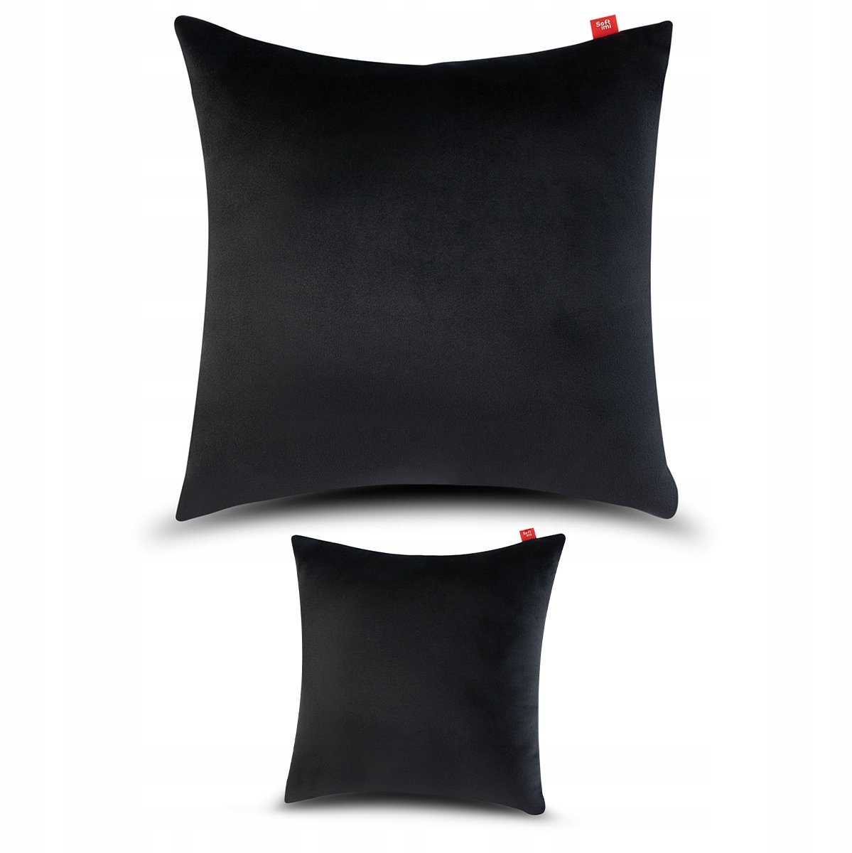 Decoratieve kussens 50x50cm - Zwart fluweel, hoge kwaliteit