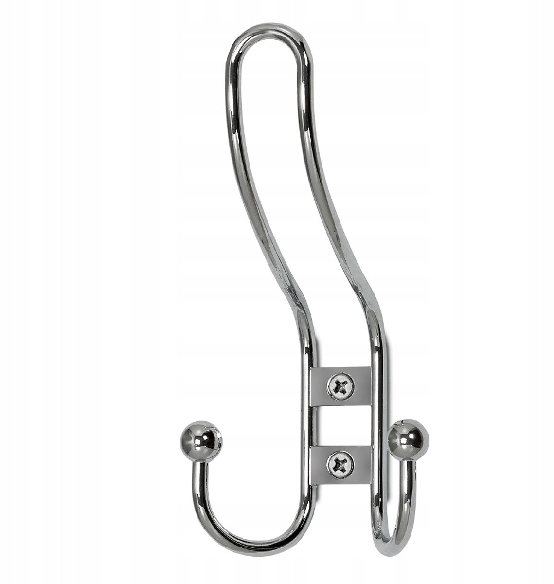 Chroom Wandkapstok Haken - Retro Stijl - 3 Haken