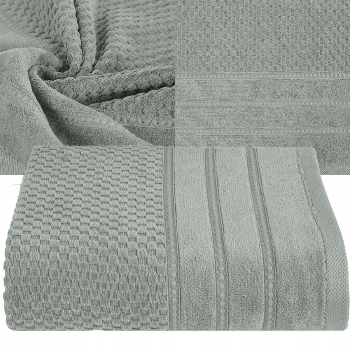 Zachte Katoenen Badhanddoek 70x140 cm - 500 GSM Mintgroen