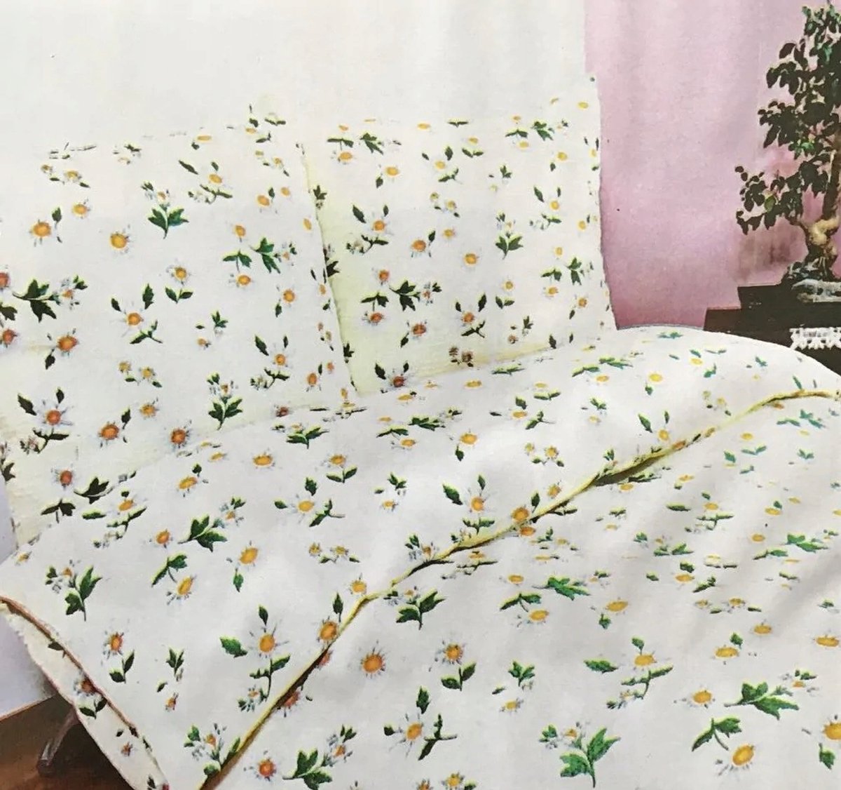 Kora Beddengoed Set 100% Katoen 160x200cm - Madeliefjes