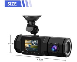1080P Dual Camera Infrarood Nachtzicht Auto Dash Cam