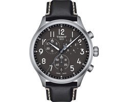 Tissot Chrono XL Vintage T1166171606200 Horloge - Leer - Zwart - Ø 45 mm