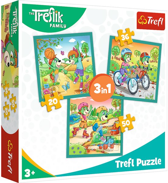 Trefl 34872, 50 stuk(s), Stripfiguren, 3 jaar