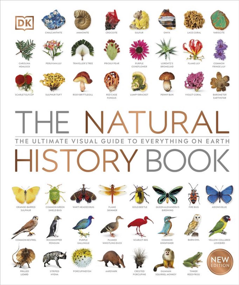 Omslag van DK Definitive Visual Encyclopedias - The Natural History Book
