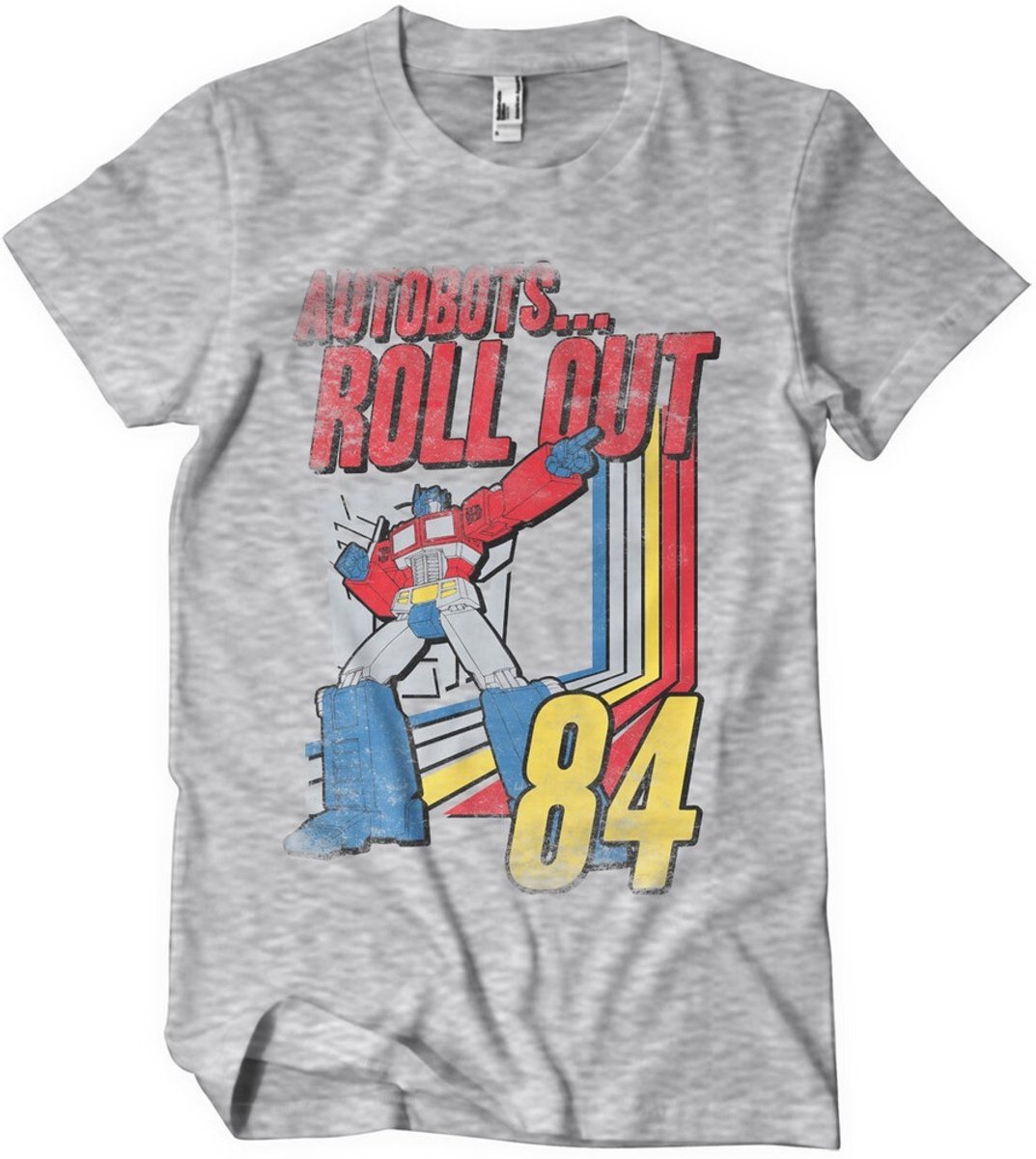 Transformers Autobots - Roll Out T-shirt, heathergrijs