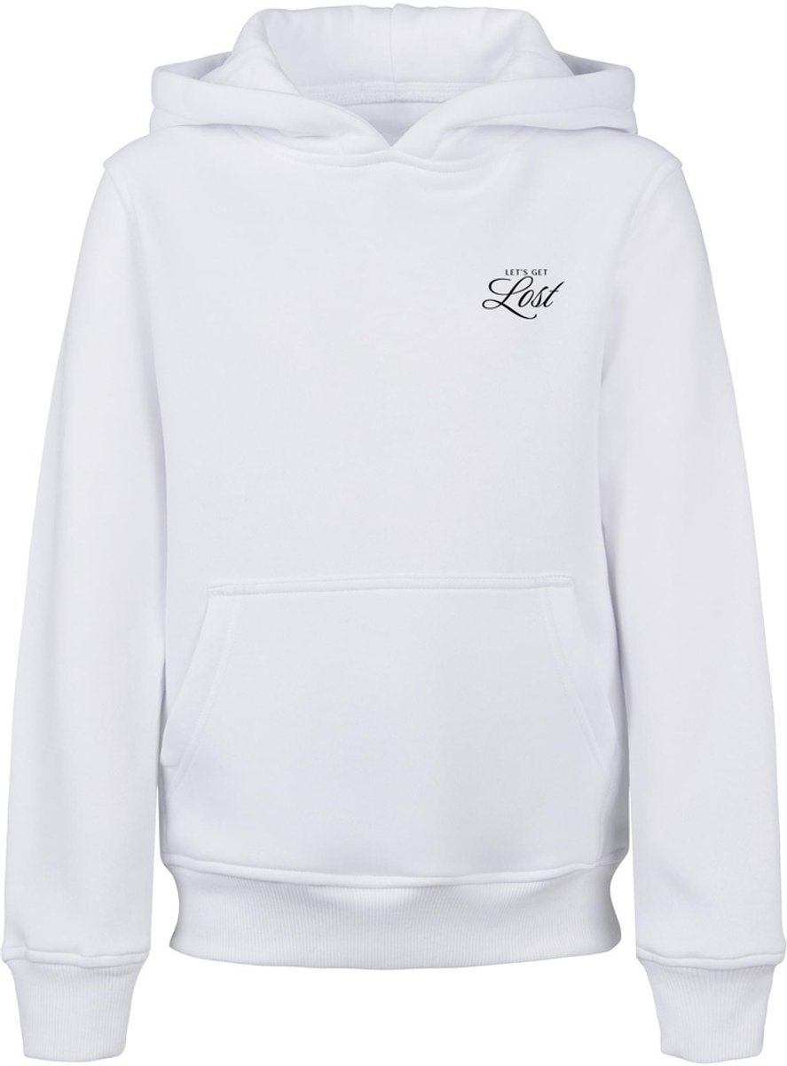 Mister Tee Lost Flowers Basic Kinder hoodie/trui Kids 122/128 Wit