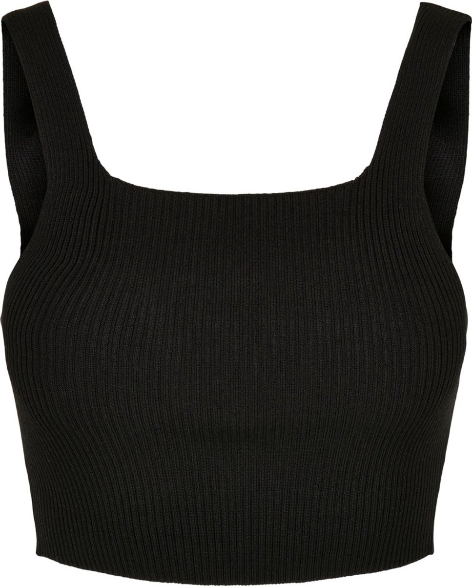 Urban Classics Knit Crop top 5XL Zwart