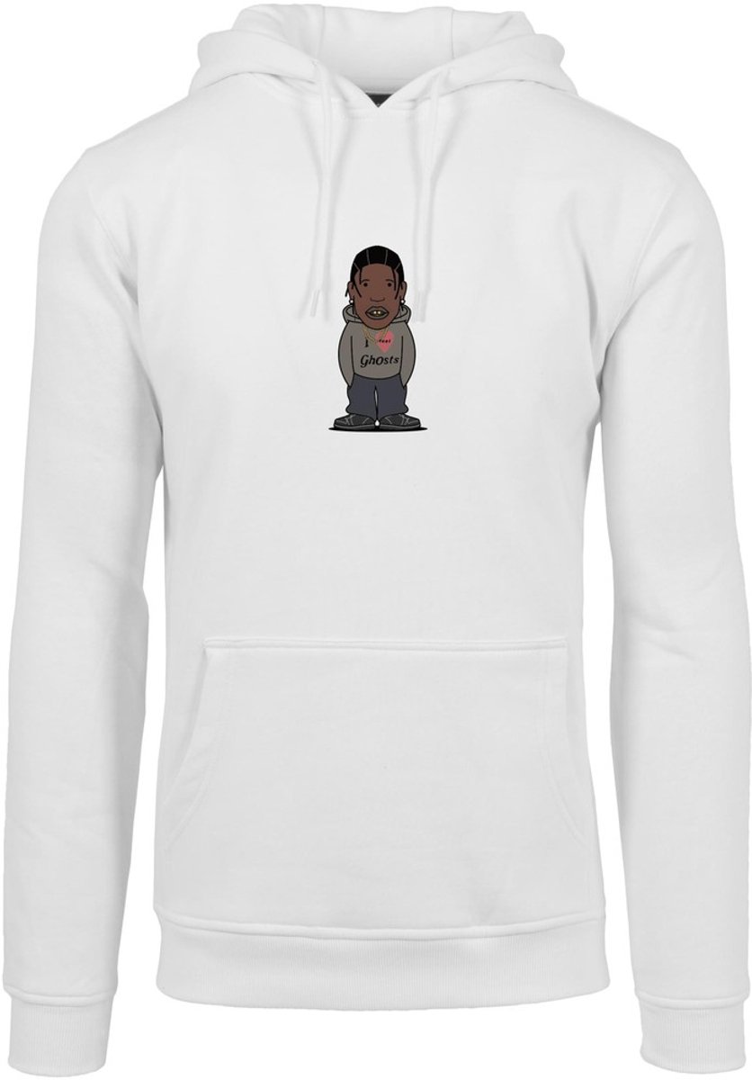 Mister Tee Texas Sketch Hoodie/trui S Wit