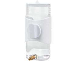 Automatische vogelvoederbak voor kooi - Papagaai Waterdistributeur, Automatische Vogels Waterdistributeur voor Kooi, Grote Capaciteit, Eenvoudig te Reinigen (wit, 6.29x2.95x2.95 inch), Geschikt voor Huisgebruik