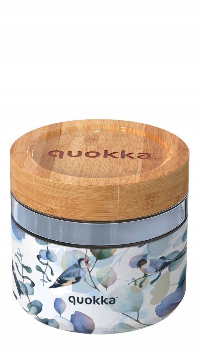 Glazen Lunchbox 820ml met Bamboe Deksel - Quokka