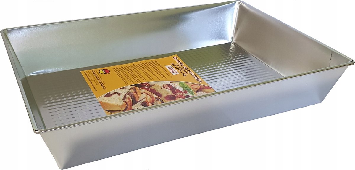 SNB Bakvorm Rechthoekig 36x24,5x6 cm Geperforeerd Geslepen