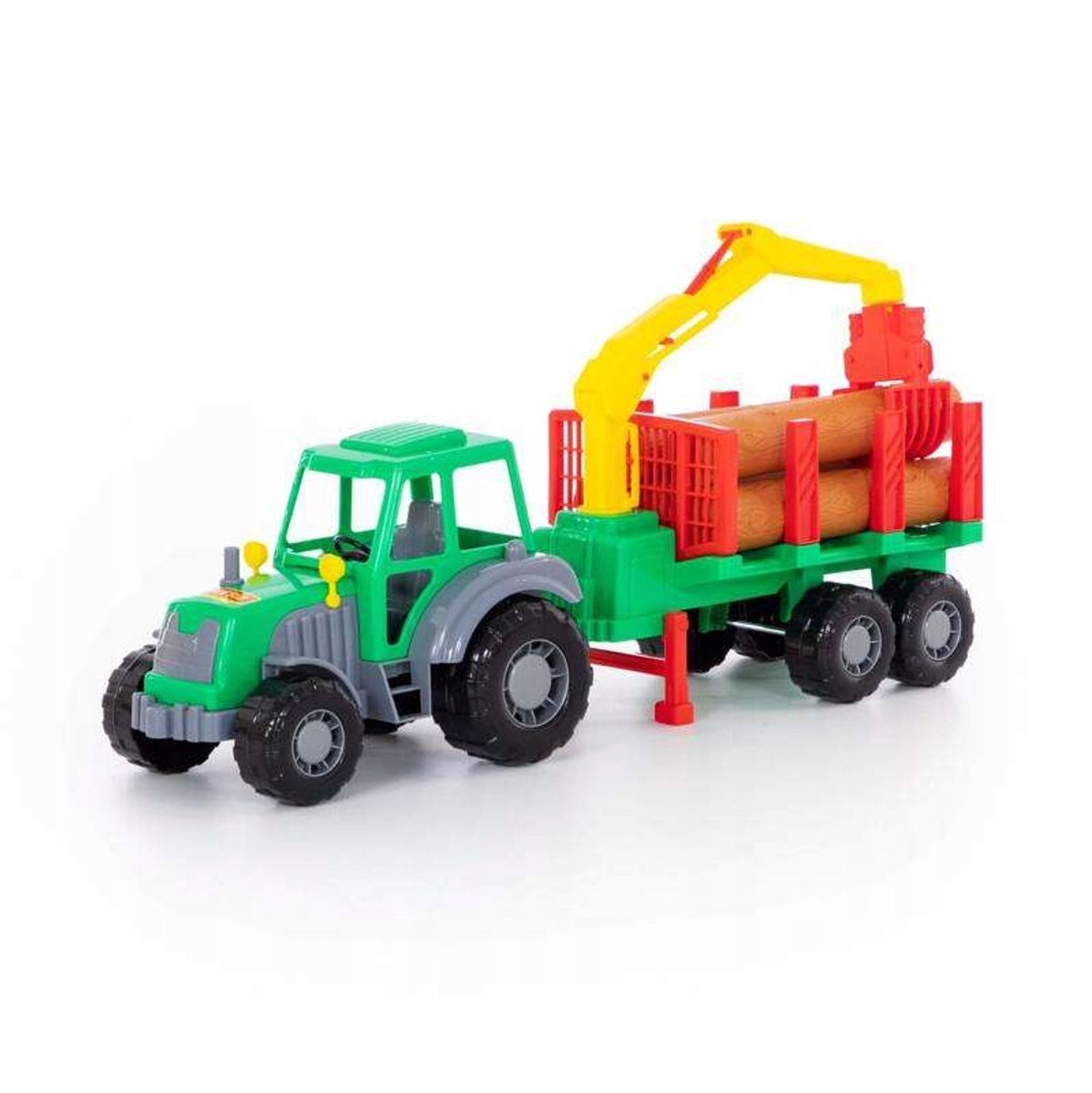 Houten Trailer Tractor Speelgoed - 2 Kleuren Beschikbaar