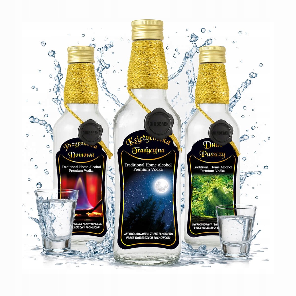 Decoratieve Glazen Fles 500ml - Uniek Design voor Dranken