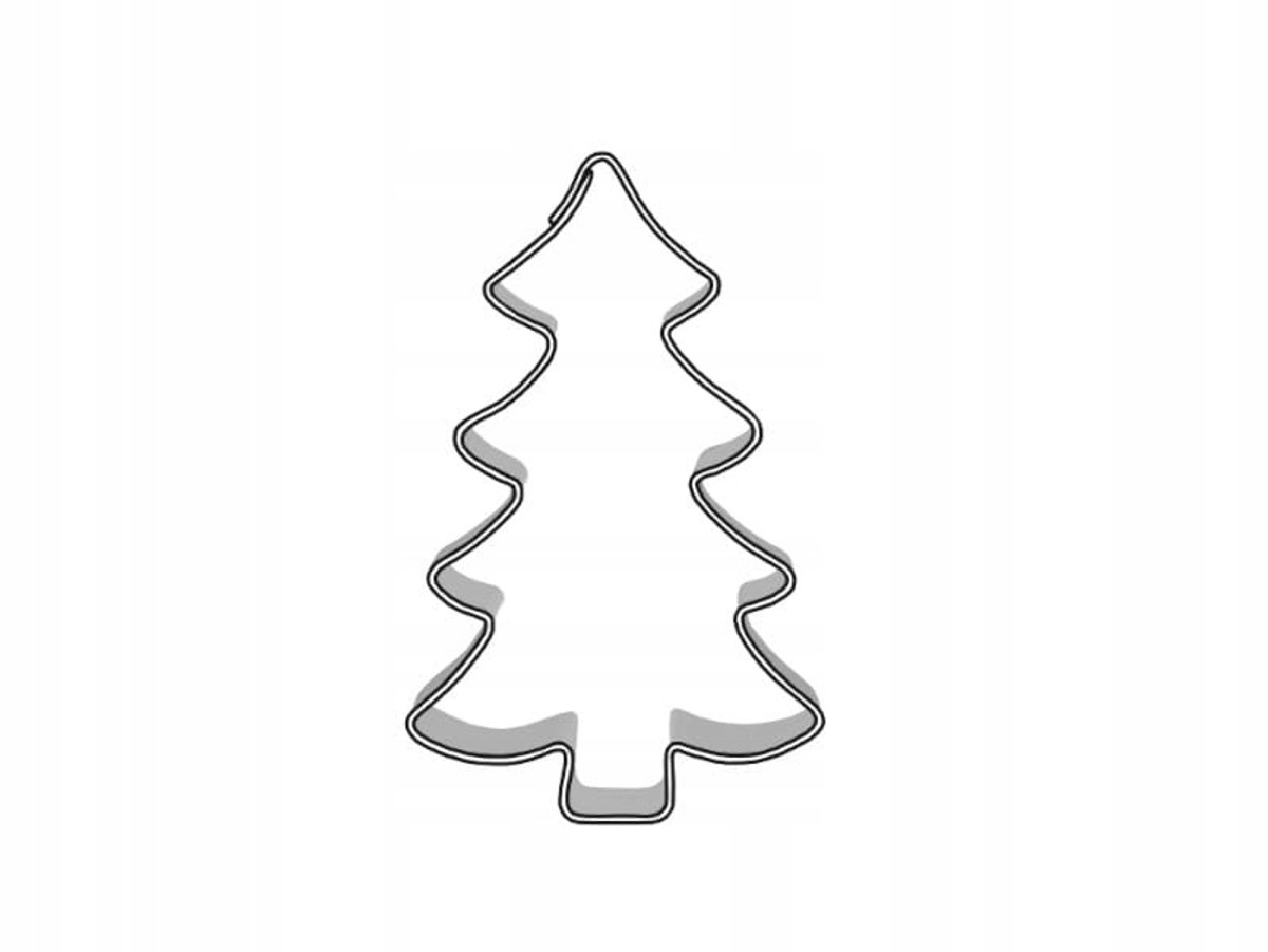 Kerstboom Koekjesvorm 4,6 cm - Perfect voor Sinterklaas in Kerst