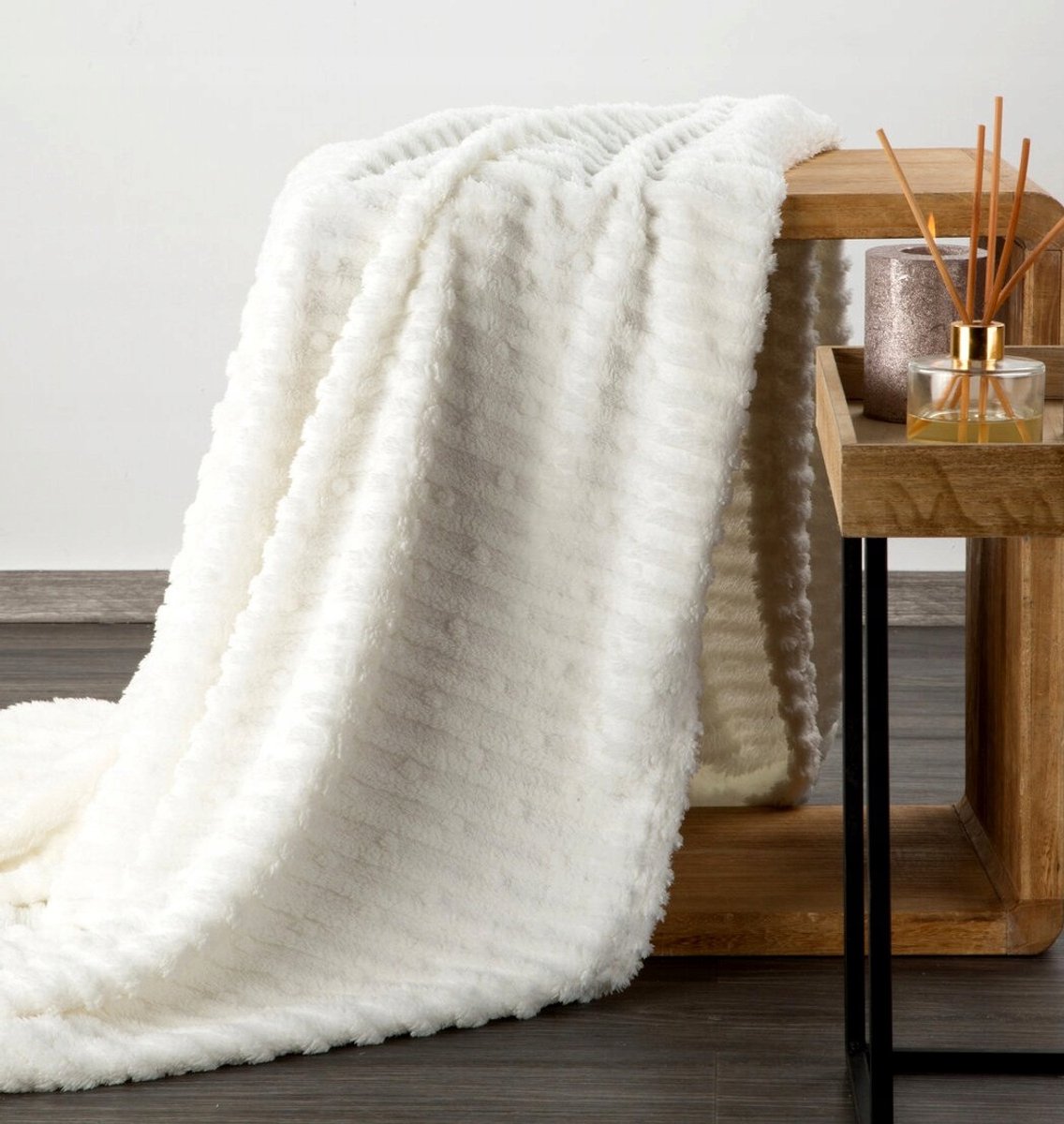 Luxe Microvezel Deken 130x170 cm - Zacht & Stijlvol Wit