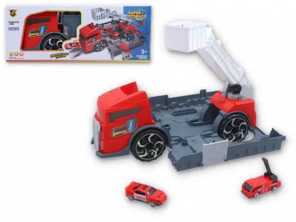 Gazelo Brandweerauto Speelgoed 137762 - Houten Vuurauto